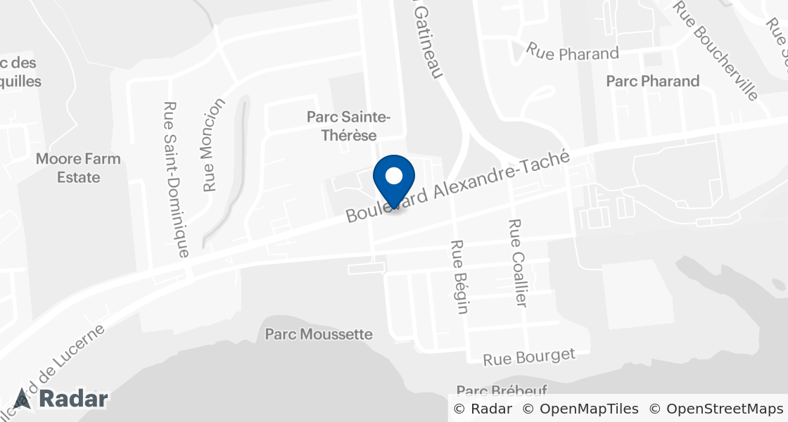 Carte de l'emplacement de Dairy Queen:: 413 Alexandre-Tache Blvd, Gatineau, QC, J9A 1M6